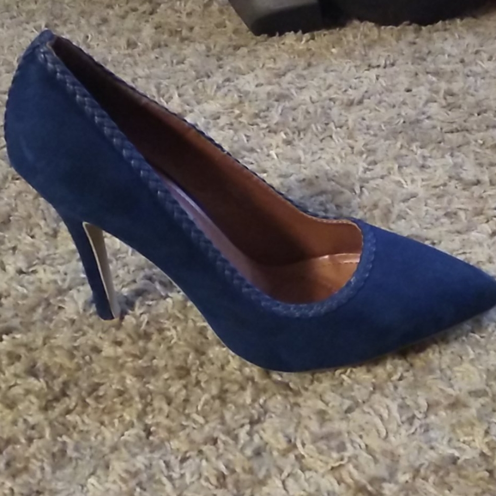 Blue heels